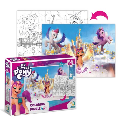 PUZZLE 2w1 MY LITTLE PONY MEGA ZESTAW UKŁADANKA I KOLOROWANKA W JEDNYM PUZZLE 2w1 MY LITTLE PONY MEGA ZESTAW UKŁADANKA I KOLOROWANKA W JEDNYM