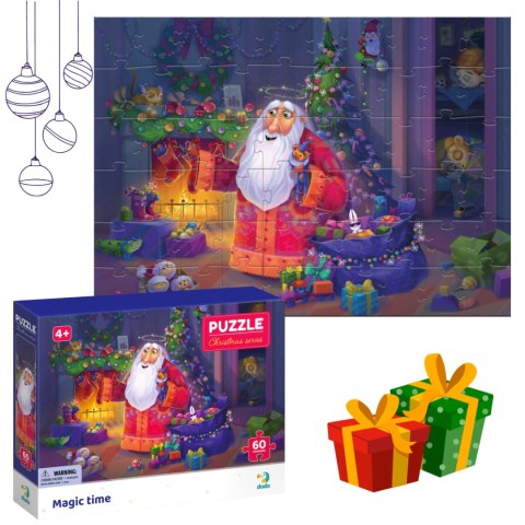PUZZLE "MAGICZNY CZAS" 60 ELEMENTÓW KOLOROWA UKŁADANKA DLA NAJMŁODSZYCH PUZZLE "MAGICZNY CZAS" 60 ELEMENTÓW KOLOROWA UKŁADANKA DLA NAJMŁODSZYCH