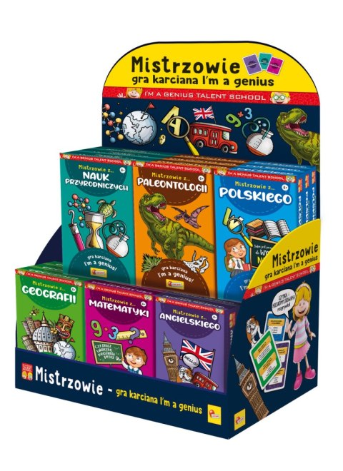 LISCIANI I"M A GENIUS MISTRZOWIE DISPLAY 18 SZTUK LISCIANI I"M A GENIUS MISTRZOWIE DISPLAY 18 SZTUK