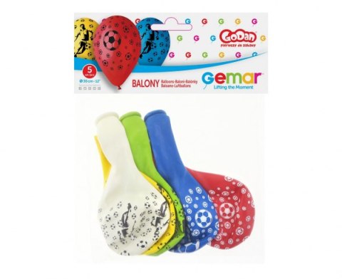 Balony Premium "Piłkarze" 12" 5szt. Balony Premium "Piłkarze" 12" 5szt.