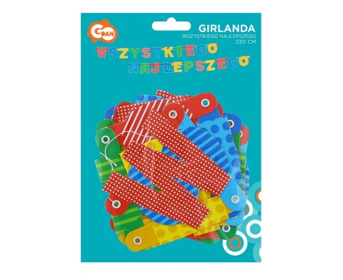 Girlanda 230cm WSZYSTKIEGO NAJLEPSZEGO | PF-GWSN Girlanda 230cm WSZYSTKIEGO NAJLEPSZEGO | PF-GWSN