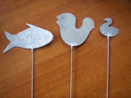 Ozdoba metalowa na piku 40 cm Ozdoba metalowa na piku 40 cm