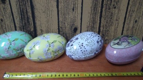 Puszka pudełko 12,5cm JAJKO | SN45773 Puszka pudełko 12,5cm JAJKO | SN45773