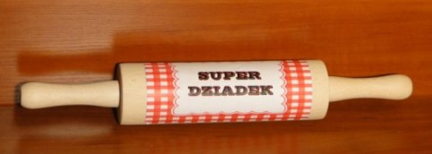 Wałek do ciasta SUPER DZIADEK 41 cm | P787W3 Wałek do ciasta SUPER DZIADEK 41 cm | P787W3