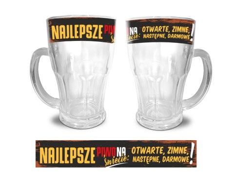 Kufel 480ml. NAJLEPSZE PIWO NA ŚWIECIE Kufel 480ml. NAJLEPSZE PIWO NA ŚWIECIE