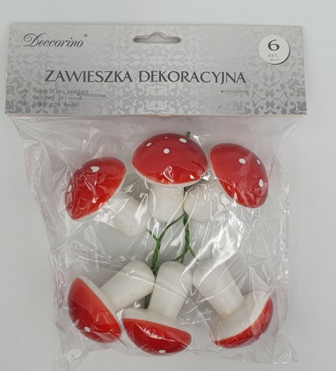 Grzybki na druciku 6szt Grzybki na druciku 6szt