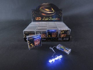 Lampki sznur świecący led 2m 20 led kolor zimny biały