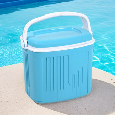 Lodówka turystyczna 32L KAMAI ICEBERG na wkłady mrożące, turkusowa z białą rączką Lodówka turystyczna 32L KAMAI ICEBERG na wkłady mrożące, turkusowa z białą rączką