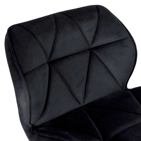 HOKER BAROWY GRAPPO BLACK CZARNY VELVET