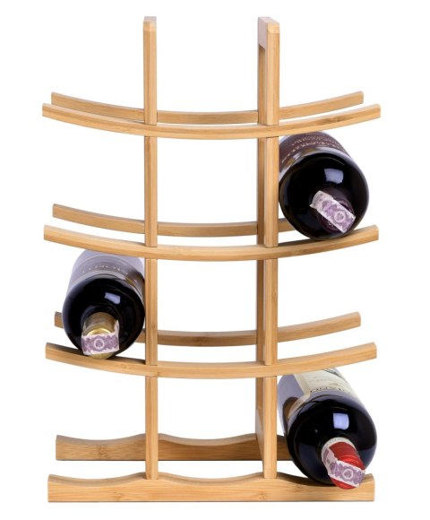STOJAK NA WINO BAMBUSOWY TODGAR