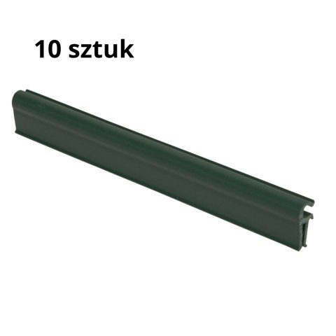 Klipsy do taśm ogrodzeniowych 10 szt. STANDARD ZIELONE Klipsy do taśm ogrodzeniowych 10 szt. STANDARD ZIELONE