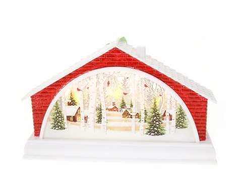 Lampka ledowa z motywem świątecznym szopka 15,5x4x9,5cm Lampka ledowa z motywem świątecznym szopka 15,5x4x9,5cm