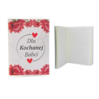 Notes z napisem "Dla Kochanej Babci"