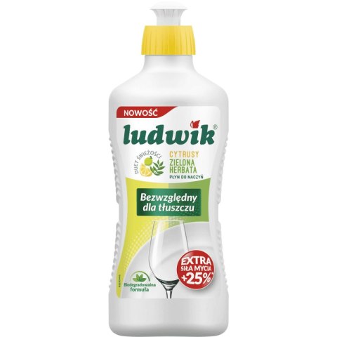 Płyn do mycia naczyń Cytrusy i Zielona Herbata 450ml Płyn do mycia naczyń Cytrusy i Zielona Herbata 450ml