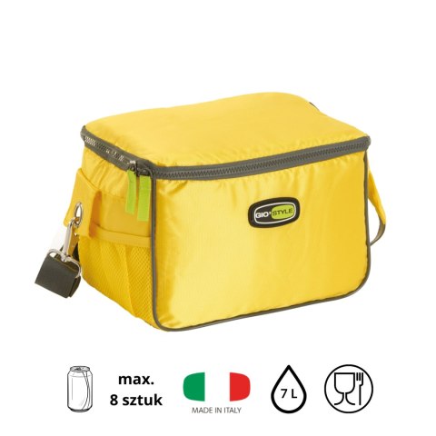Torba lunchowa Kamai Gio Style na ramię, żółta, pojemność 7L