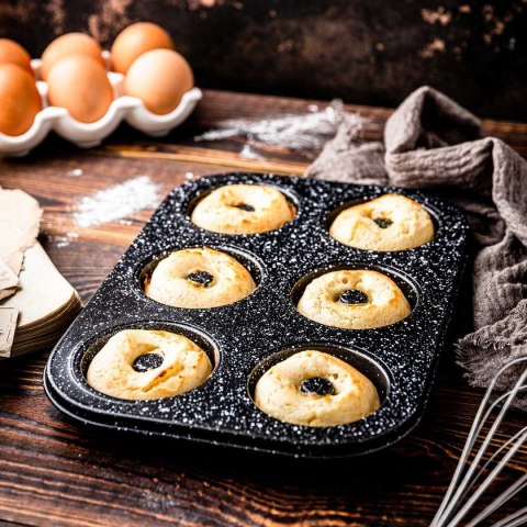 GRANITOWA FORMA DO PIECZENIA 6 PĄCZKÓW DONUT KLAUSBERG KB-7840 KLAUSBERG