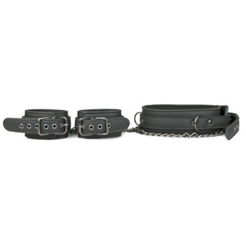 Kajdanki-Leather Collar With Handcuffs Boss of toys