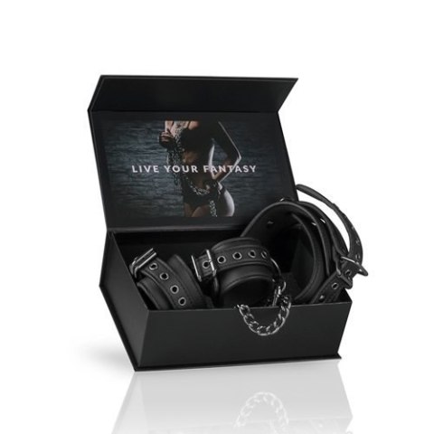 Kajdanki-Leather Collar With Handcuffs Boss of toys