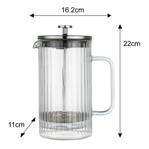 ZAPARZACZ TŁOKOWY DO KAWY/HERBATY TERMICZNY 1000ml KLAUSBERG KB-7758 KLAUSBERG