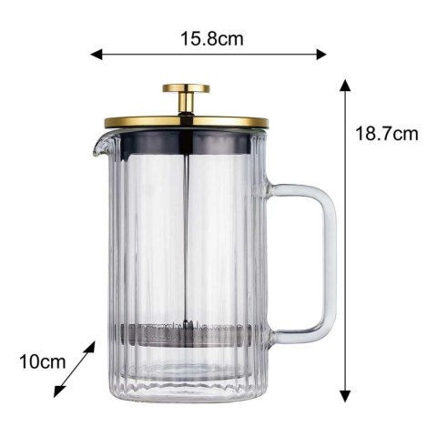 ZAPARZACZ TŁOKOWY DO KAWY/HERBATY TERMICZNY 600ml KLAUSBERG KB-7760 KLAUSBERG