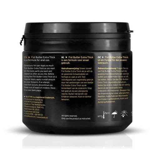 BUTTR - Fisting Gel Extra Thick - 500 ml Boss of toys BUTTR - Fisting Gel Extra Thick - 500 ml Boss of toys