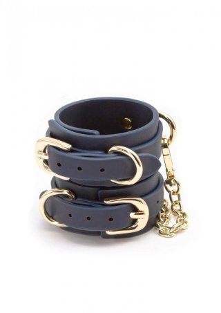 Bondage Couture Wrist Cuff Blue Boss of toys