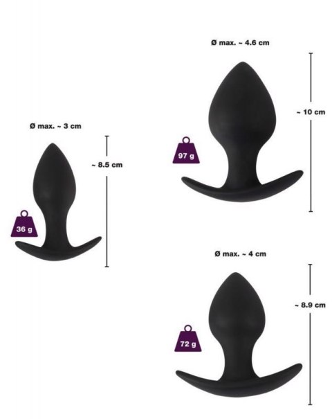Black Velvets Anal trainer set Boss of toys