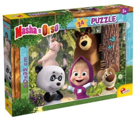 LISCIANI MASZA I NIEDŹWIEDŹ PUZZLE PLUS 24 EL. (2) LISCIANI MASZA I NIEDŹWIEDŹ PUZZLE PLUS 24 EL. (2)