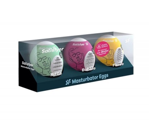 Masturbator Egg 3er Set Riffle,Bubble,Fierce Boss of toys Masturbator Egg 3er Set Riffle,Bubble,Fierce Boss of toys