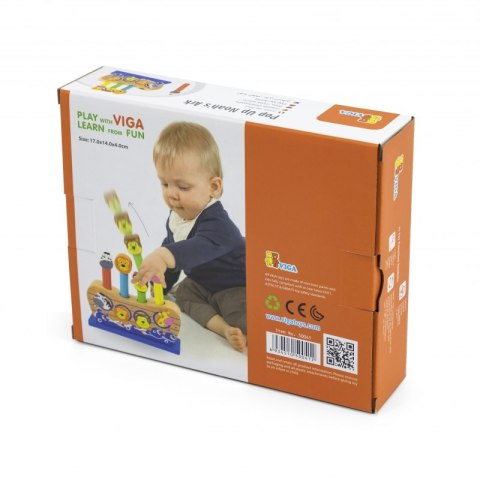 VIGA Drewniane Skaczące Zwierzątka Arka Noego Viga Toys VIGA Drewniane Skaczące Zwierzątka Arka Noego Viga Toys