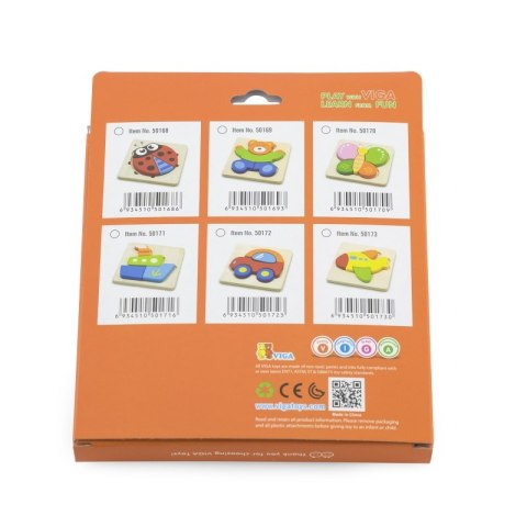VIGA Pierwsze drewniane Puzzle maluszka Miś Viga Toys VIGA Pierwsze drewniane Puzzle maluszka Miś Viga Toys