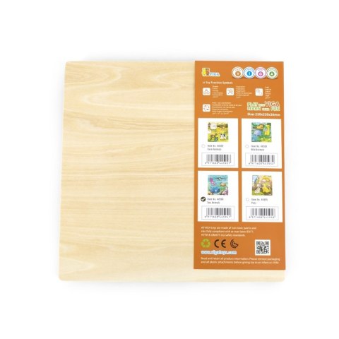 VIGA Drewniane Puzzle z Pinezkami Zwierzęta Morskie Wodne Viga Toys VIGA Drewniane Puzzle z Pinezkami Zwierzęta Morskie Wodne Viga Toys