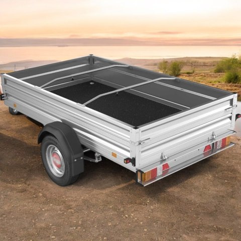 1x aluminiowy wspornik plandeki do przyczepy 100-170CM Bituxx