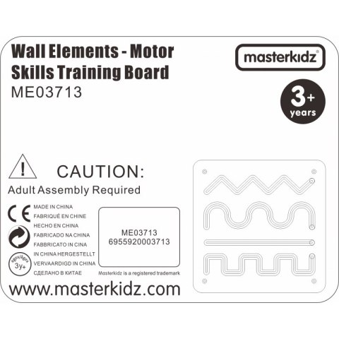 MASTERKIDZ Tablica Przesuwna Mała Motoryka Montessori Masterkidz MASTERKIDZ Tablica Przesuwna Mała Motoryka Montessori Masterkidz