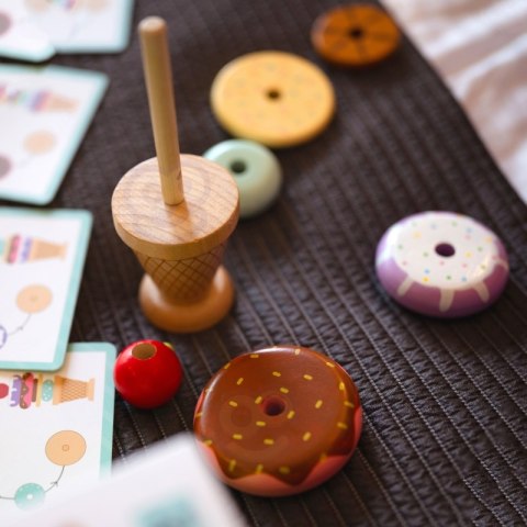 WOOPIE GREEN Drewniane Lody Układanka Montessori Cukiernia 12 el. Woopie WOOPIE GREEN Drewniane Lody Układanka Montessori Cukiernia 12 el. Woopie