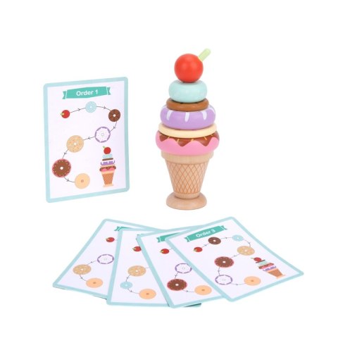 WOOPIE GREEN Drewniane Lody Układanka Montessori Cukiernia 12 el. Woopie WOOPIE GREEN Drewniane Lody Układanka Montessori Cukiernia 12 el. Woopie