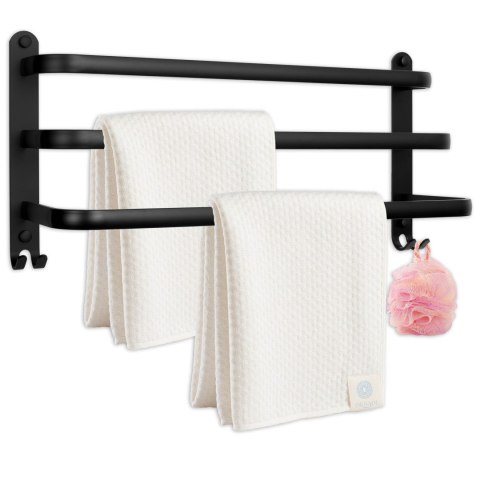 WIESZAK ATHOS 50 CM CZARNY LOFT