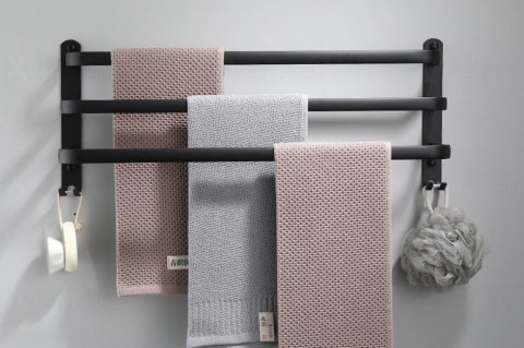 WIESZAK ATHOS 50 CM CZARNY LOFT