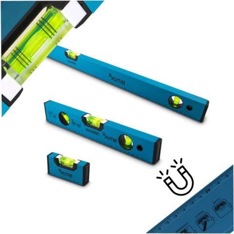 Poziomice z magnesem 10 / 30 / 80 cm Bituxx