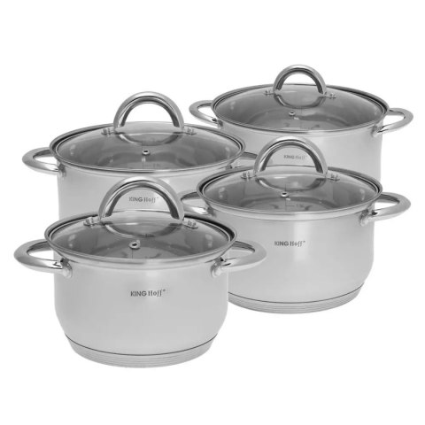 8 ELEMENTOWY ZESTAW GARNKÓW KINGHOFF KH-4448 KINGHOFF
