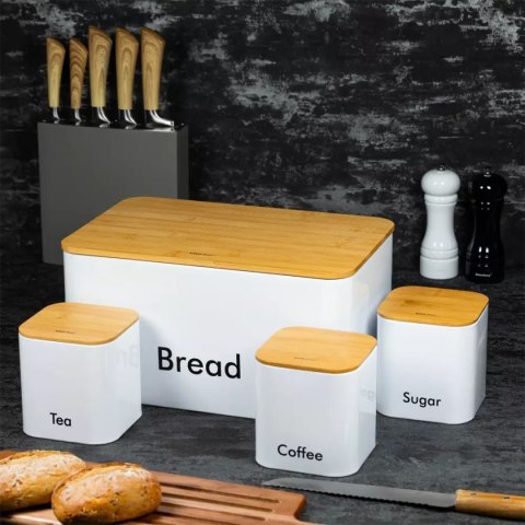 CHLEBAK Z ZESTAWEM POJEMNIKÓW KUCHENNYCH KINGHOFF KH-1026 KINGHOFF CHLEBAK Z ZESTAWEM POJEMNIKÓW KUCHENNYCH KINGHOFF KH-1026 KINGHOFF