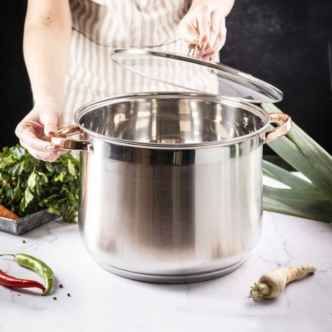 KLAUSBERG GARNEK GASTRO Z POKRYWĄ 22cm 7L KB-7792 KLAUSBERG