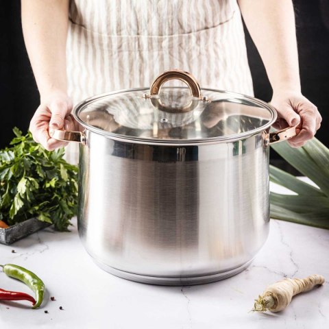 KLAUSBERG GARNEK GASTRO Z POKRYWĄ 24cm 8,6L KB-7793 KLAUSBERG