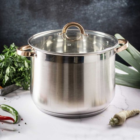 KLAUSBERG GARNEK GASTRO Z POKRYWĄ 30cm 16L KB-7796 KLAUSBERG