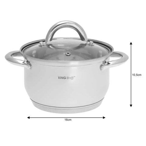 ZESTAW 3 GARNKÓW KINGHOFF Z POKRYWAMI KH-4446 KINGHOFF ZESTAW 3 GARNKÓW KINGHOFF Z POKRYWAMI KH-4446 KINGHOFF