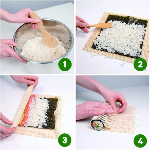 ZESTAW DO ROBIENIA I PODAWANIA SUSHI KINGHOFF KH-1704 KINGHOFF ZESTAW DO ROBIENIA I PODAWANIA SUSHI KINGHOFF KH-1704 KINGHOFF