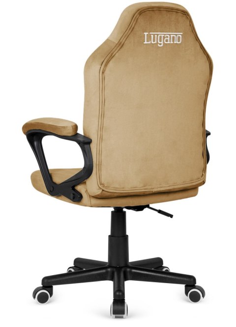 Fotel obrotowy do biurka MARIO ALCANTARA BEIGE Lugano
