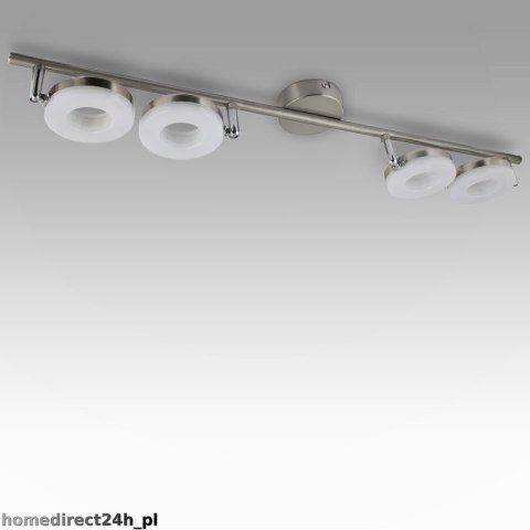 Lampa Sufitowa LED 4x LED RING 20W Stal Nierdzewna Klasa A+ Nowoczesna Bituxx Lampa Sufitowa LED 4x LED RING 20W Stal Nierdzewna Klasa A+ Nowoczesna Bituxx