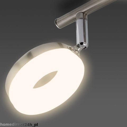 Lampa Sufitowa LED 4x LED RING 20W Stal Nierdzewna Klasa A+ Nowoczesna Bituxx Lampa Sufitowa LED 4x LED RING 20W Stal Nierdzewna Klasa A+ Nowoczesna Bituxx