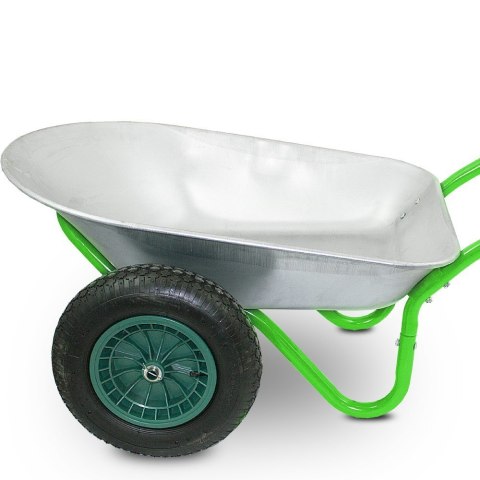 Taczka dwukołowa 100L 150 kg jasnozielona Eu-trade